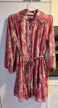 Boho Chic Paisley Dress, Size 36, Reserved