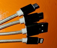Universal USB-Schnellladekabel 3-in-1 Lade und Datenkabel