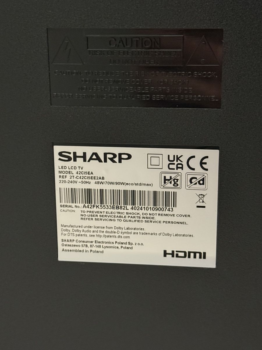 Sharp Appareils TV: Sharp TV 42CI5EA – D'occasion à Villmergen par ivancitomm99 2
