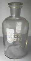 Antike Apothekerflasche Alkohol Absolut Um 1900 18cm