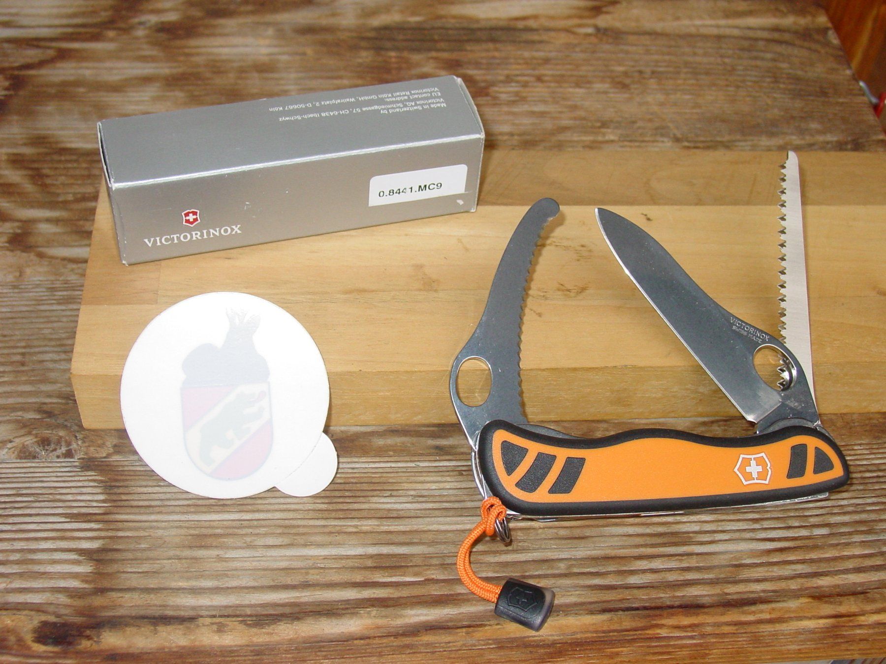Victorinox Accessori: Victorinox  Jägermesser Hunter XT orange – Nuovo e nell'imballaggio originale da Ursenbach venduto da rekruten-shop