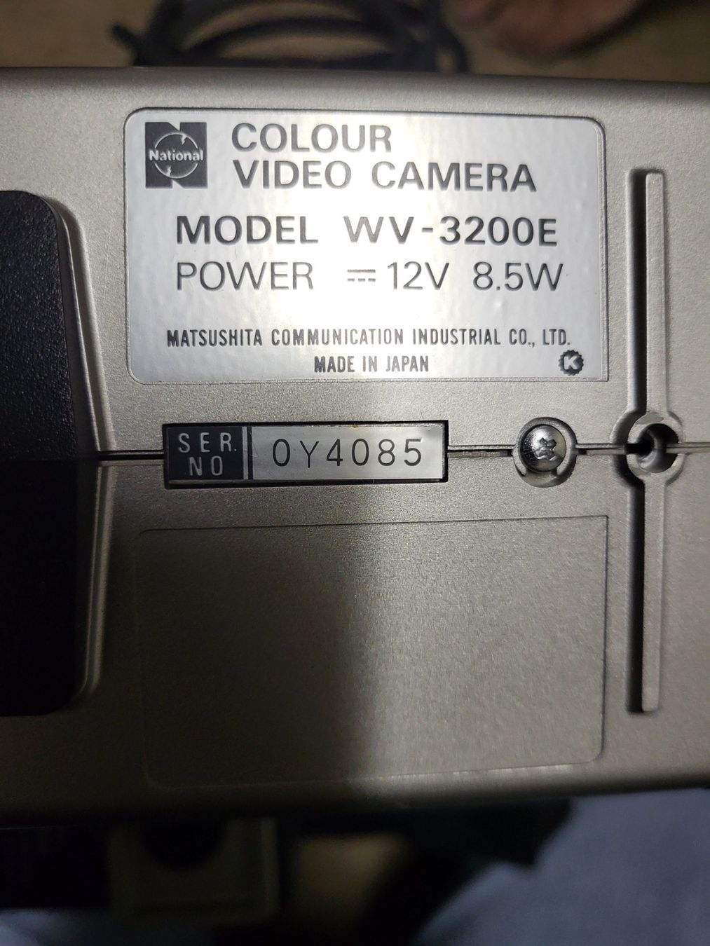 Panasonic Videocamere: Panasonic Color Video Camera WV-3200, VHS, ab 20.- – Usato da Sonceboz-Sombeval venduto da ant_cd5j 6