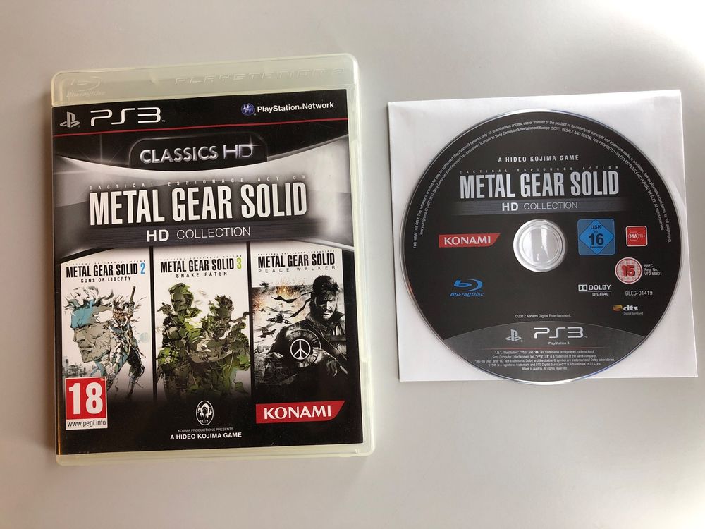 Metal Gear Solid HD Collection - Classics HD - PS3 (Gebraucht) in St ...
