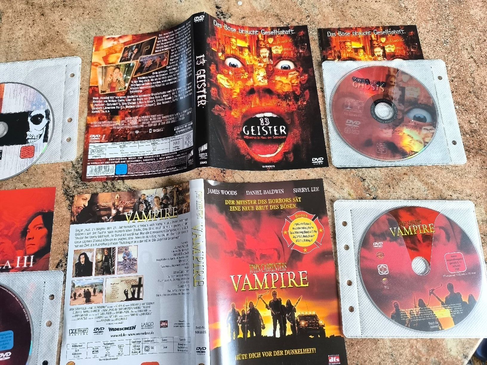 Tutti i DVDs: Horror DVD Sammlung: Vampire, 13 Geister Dracula 3,Killers – Usato da Oberwil b. Zug venduto da Gto469 2