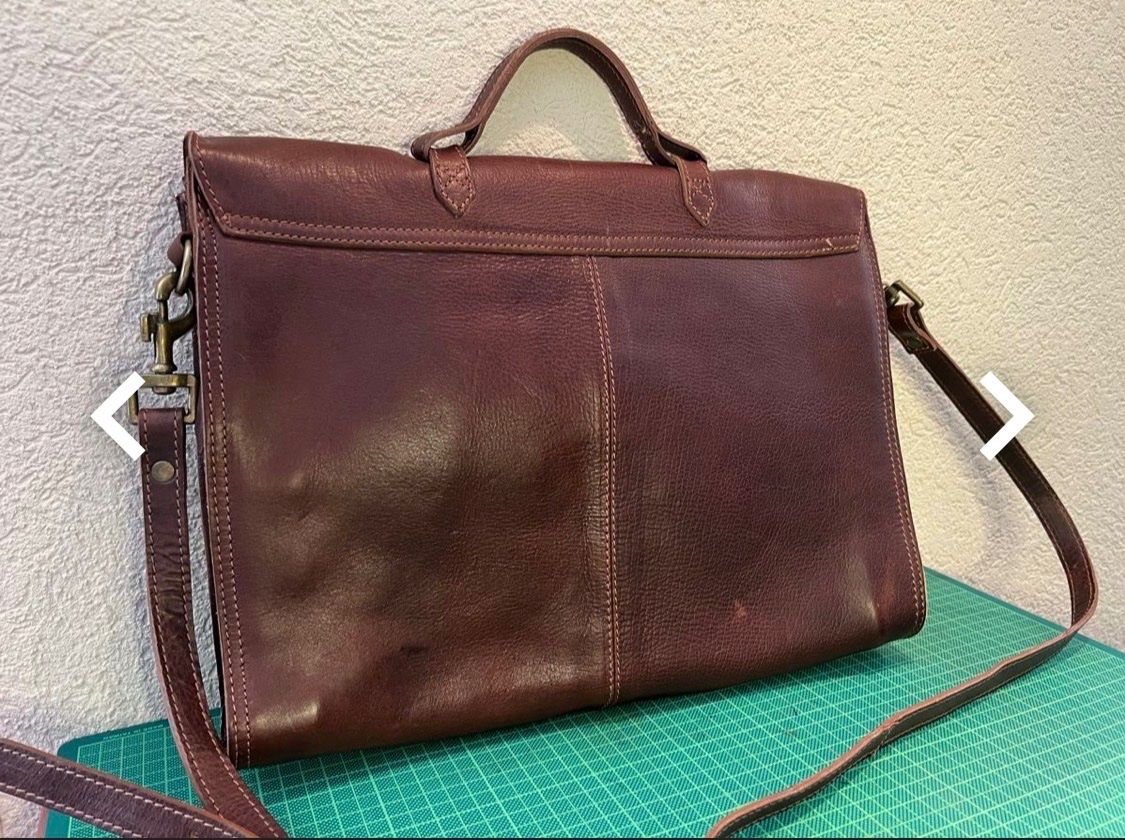 Borse: Ledertasche braun, von paul e marius – Usato da Bern venduto da KrAGinES 2
