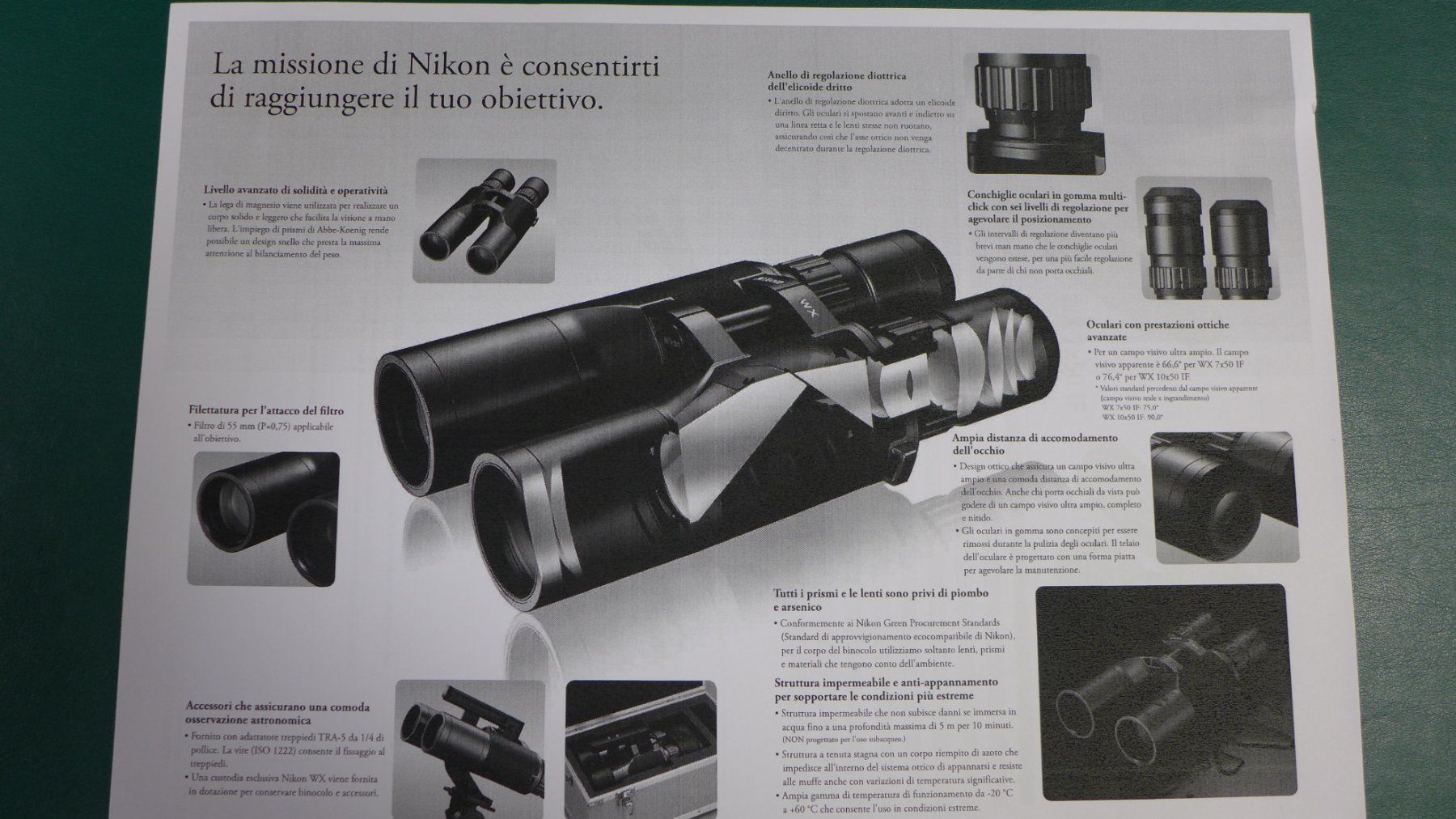 Binocoli: Nikon WX 10X50 IF , binocolo eccezionale . – Nuovo e nell'imballaggio originale da domodossola venduto da Fernglaser 7
