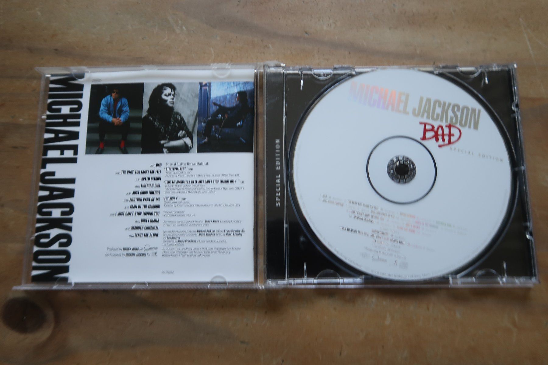 CDs: MICHAEL JACKSON - BAD - SPECIAL EDITION - CD – Gebraucht aus Basel von Patiscat 3