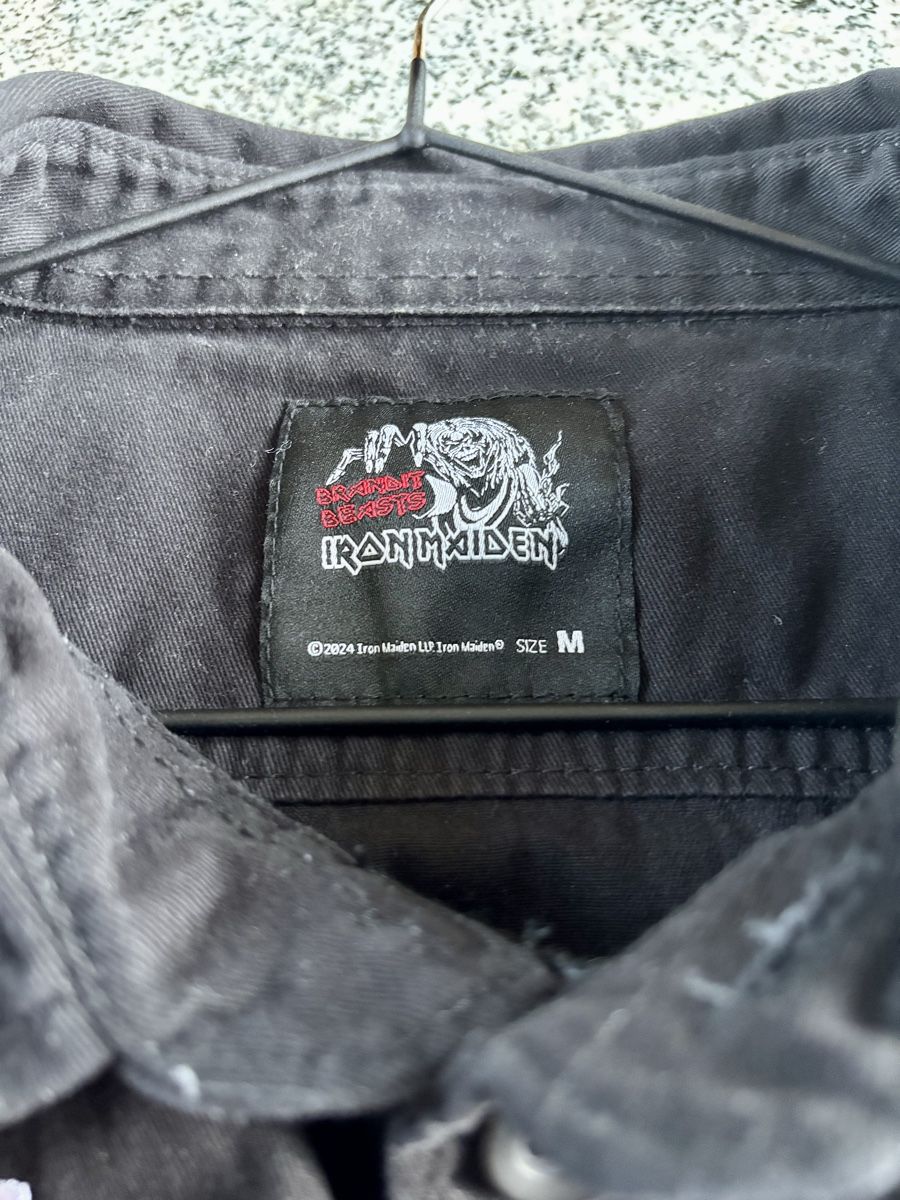 Camicie: IRON MAIDEN Jeans Hemd in M – Usato da Reinach AG venduto da sabaton63 1
