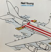 LP Vinyl - Neil Young - landing on water - TOP Zustand