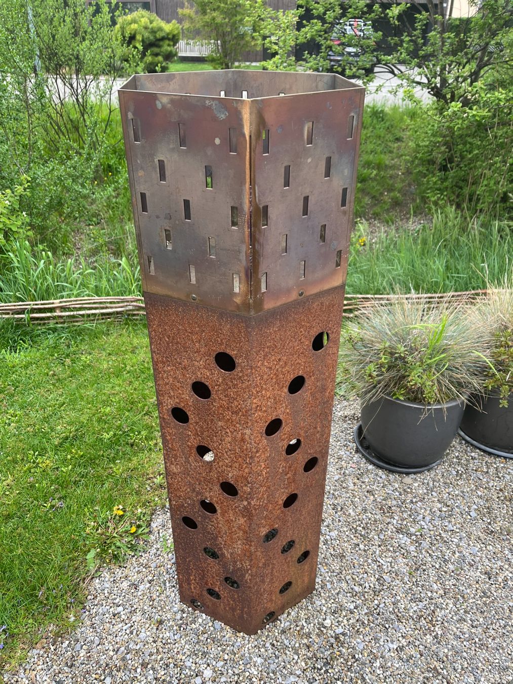 Bracieri: Feuersäule, Gartendeko – Usato da Münchwilen TG venduto da LegendaryDarkNights