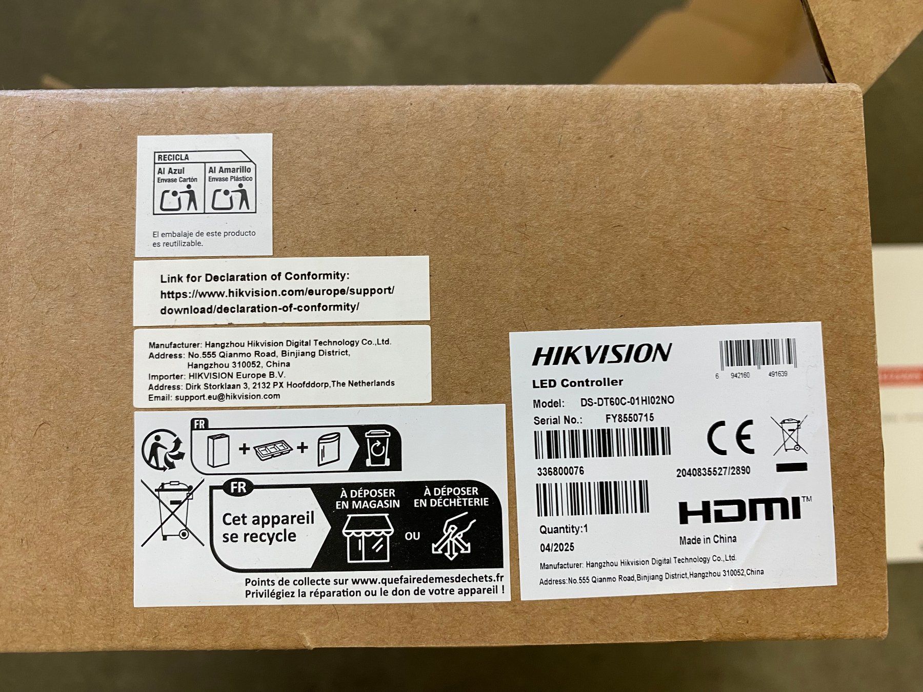 Sistema di controllo: 🟢 LEDController HIKVISION HDMI-Eingang /918Z – Nuovo e nell'imballaggio originale da Zürich venduto da LUIS-B 4