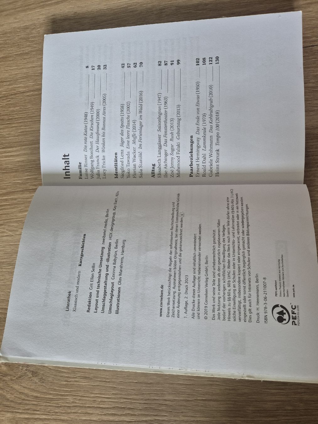 Livres: Kurzgeschichten Klassisch und modern Cornelsen – D'occasion à Oberriet SG par bae_2kbx 2