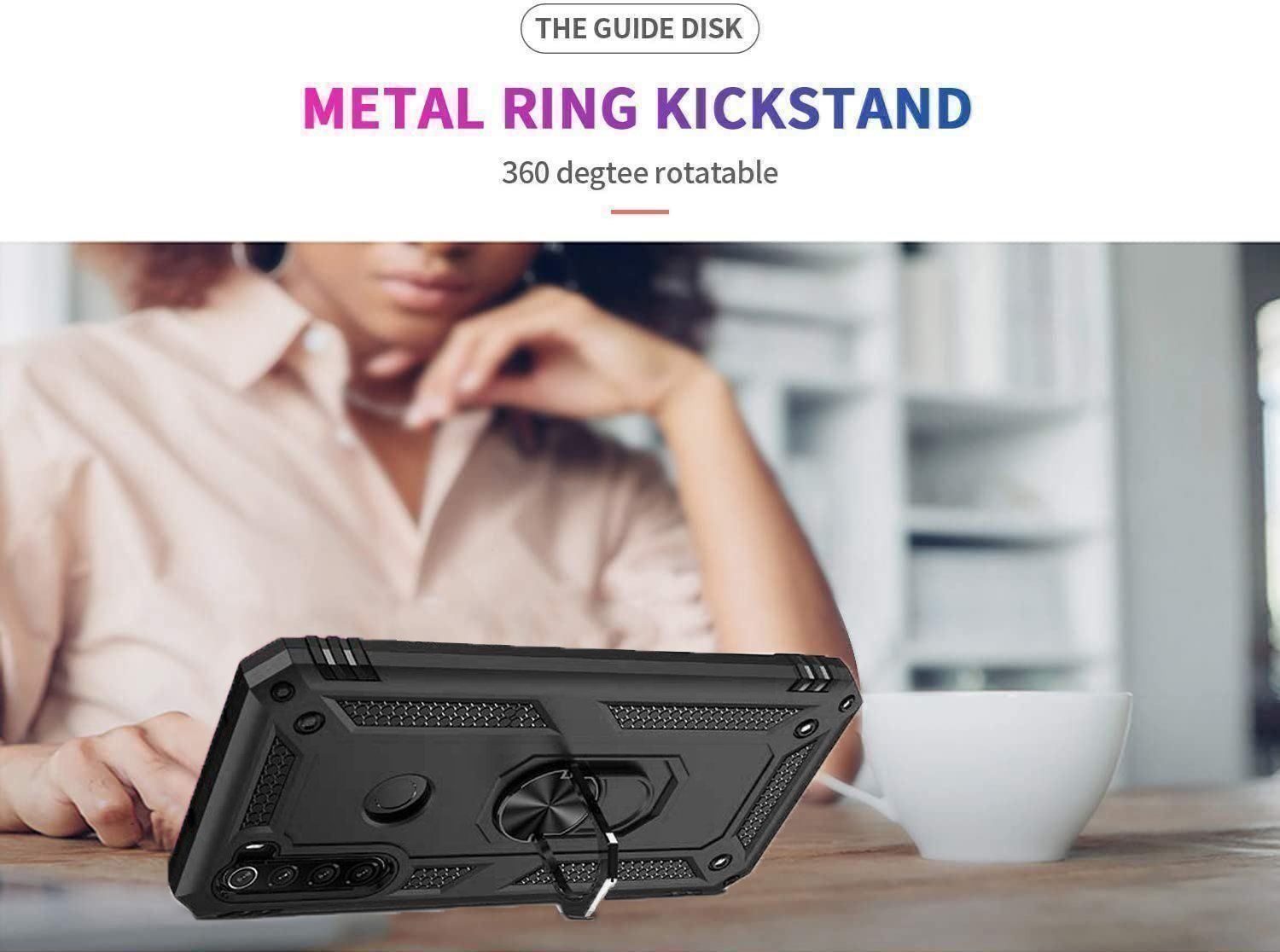 Cover & Protezioni schermo: Xiaomi Redmi Note 8 Hülle Etui Ring Case Magnet Cover Tasche – Nuovo e nell'imballaggio originale da Volketswil venduto da coverandmore 4