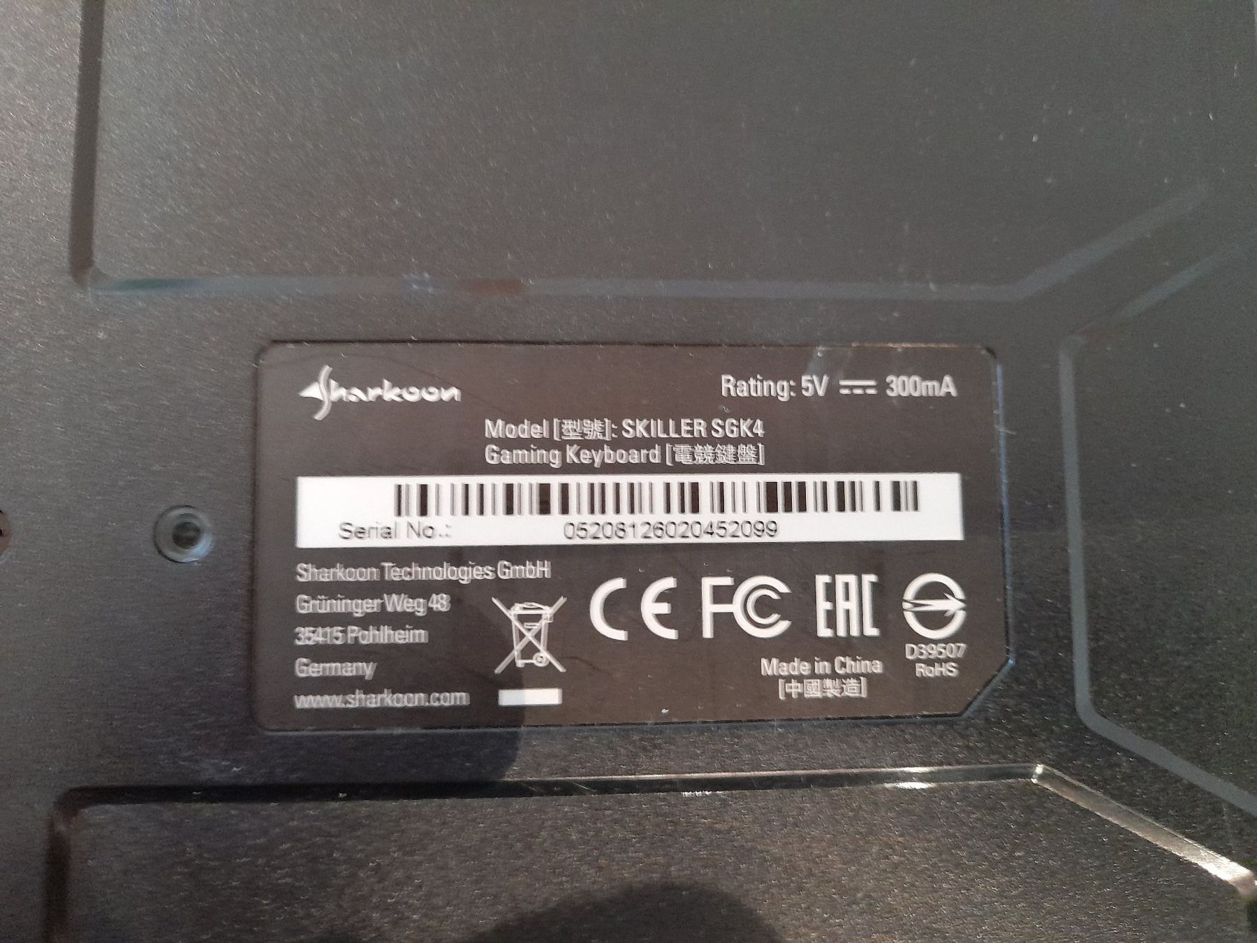 Tastaturen: Clavier SKILLER SGK 4 gaming – Gebraucht aus Mont-sur-Lausanne von Pioutch 1