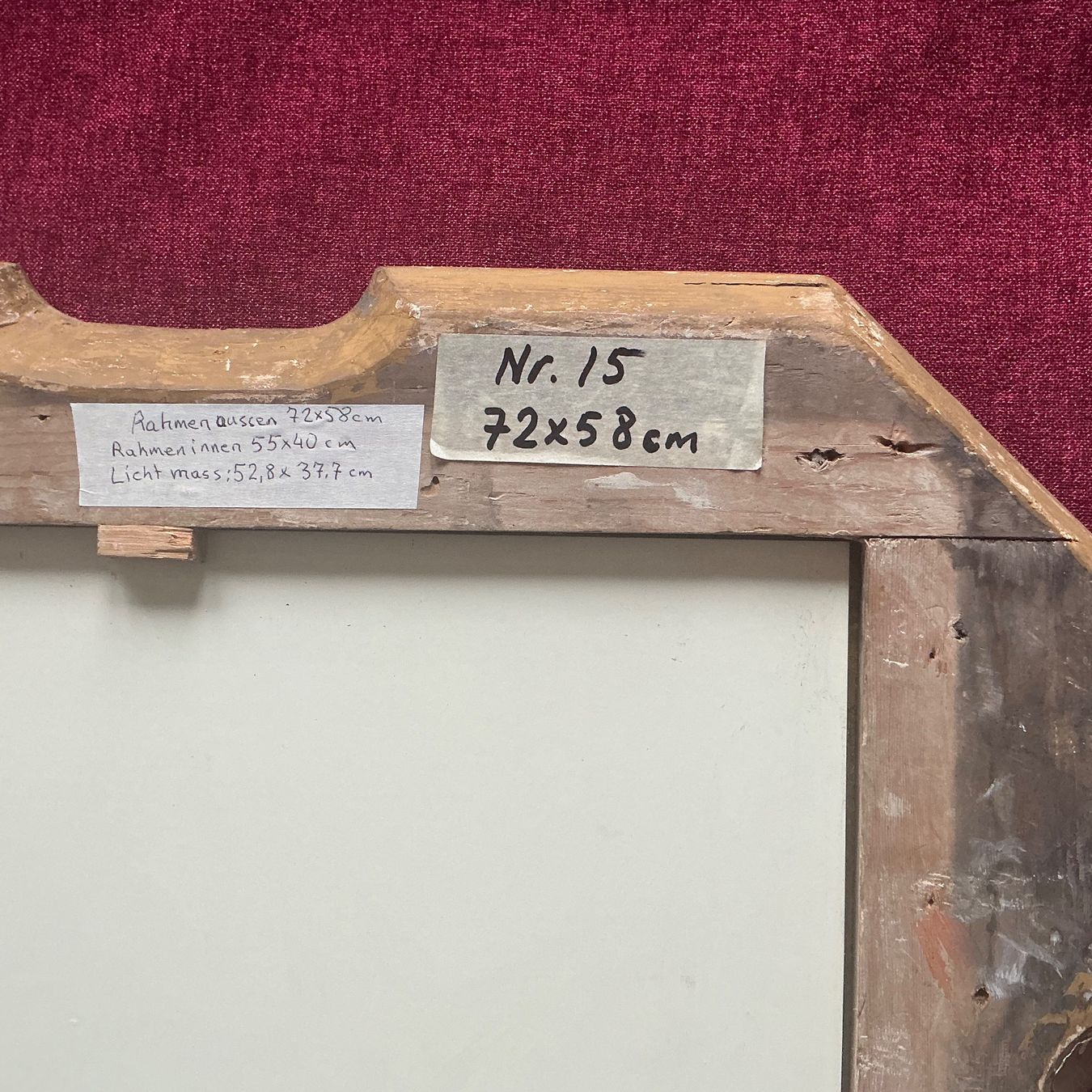 Specchi: Antik Spiegel  72x58 cm – Usato da Zürich venduto da Artnuvo 6
