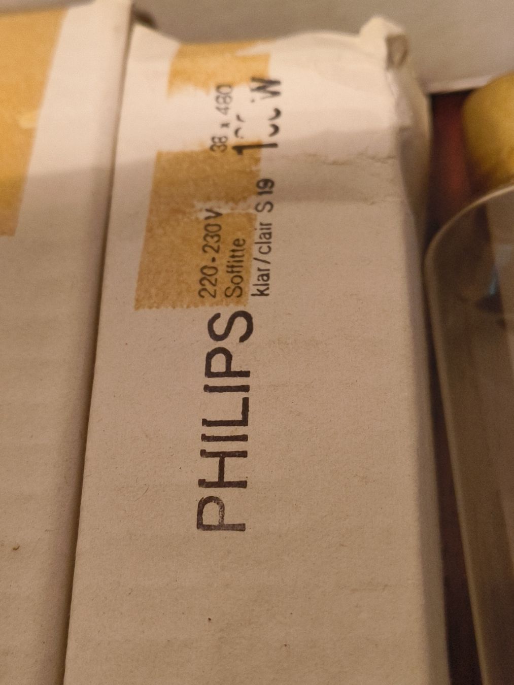 Philips Lampade: 3Stk Soffitte S19 Sockel Glühbirne 2 100W eine LED 9W – Nuovo (secondo la descrizione) da stettlen venduto da VintageBern_ch 3