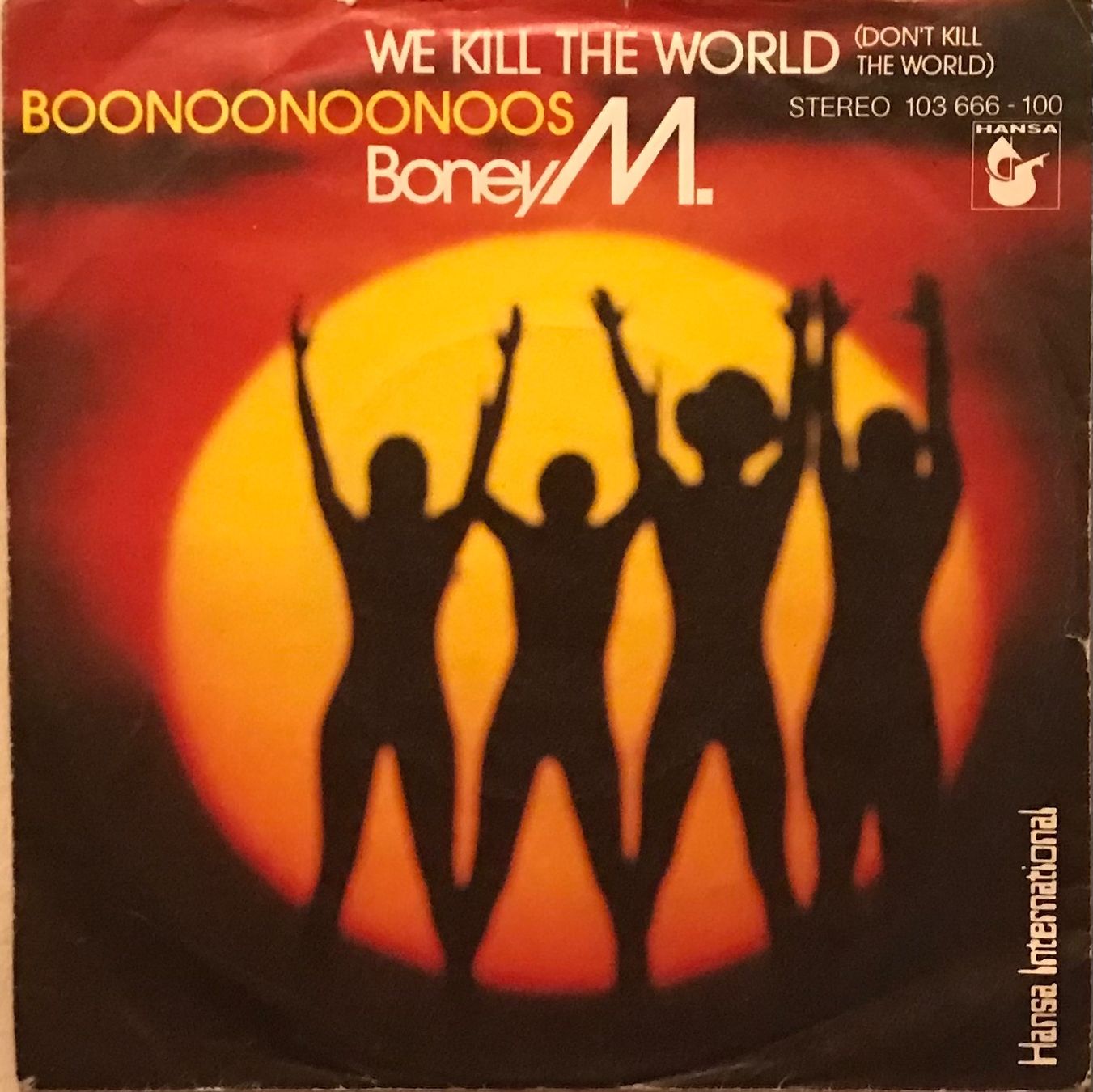 Schallplatten: BONEY M. - WE KILL THE WORLD – Gebraucht aus Bussigny von