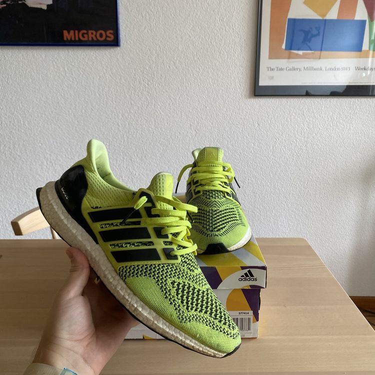 Adidas Ultra Boost 1.0 Gr. 46 US 11.5 Neon Gelb Laufschuhe Comprare su Ricardo