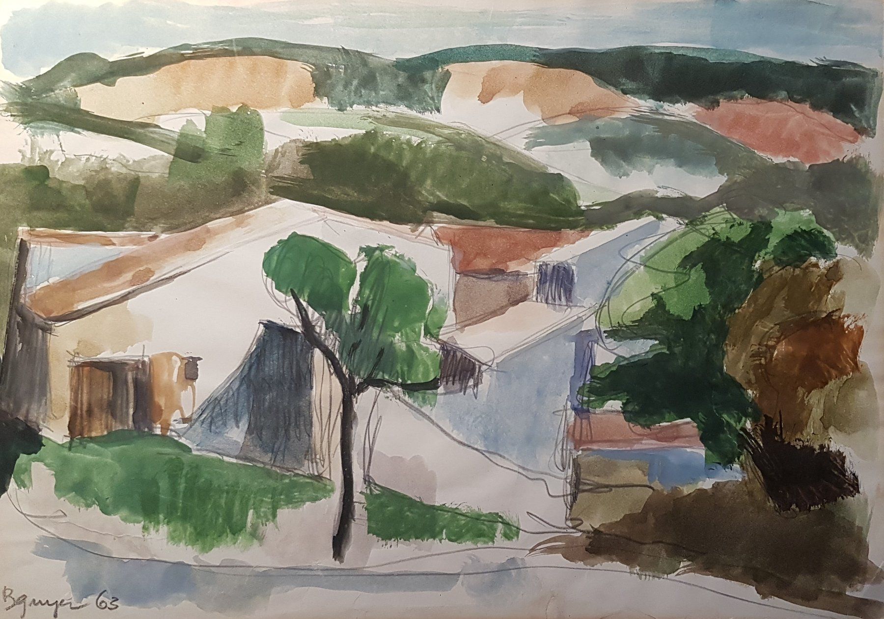 Foto & Immagini: Aquarell interessant – Usato da zurich venduto da Skauktion