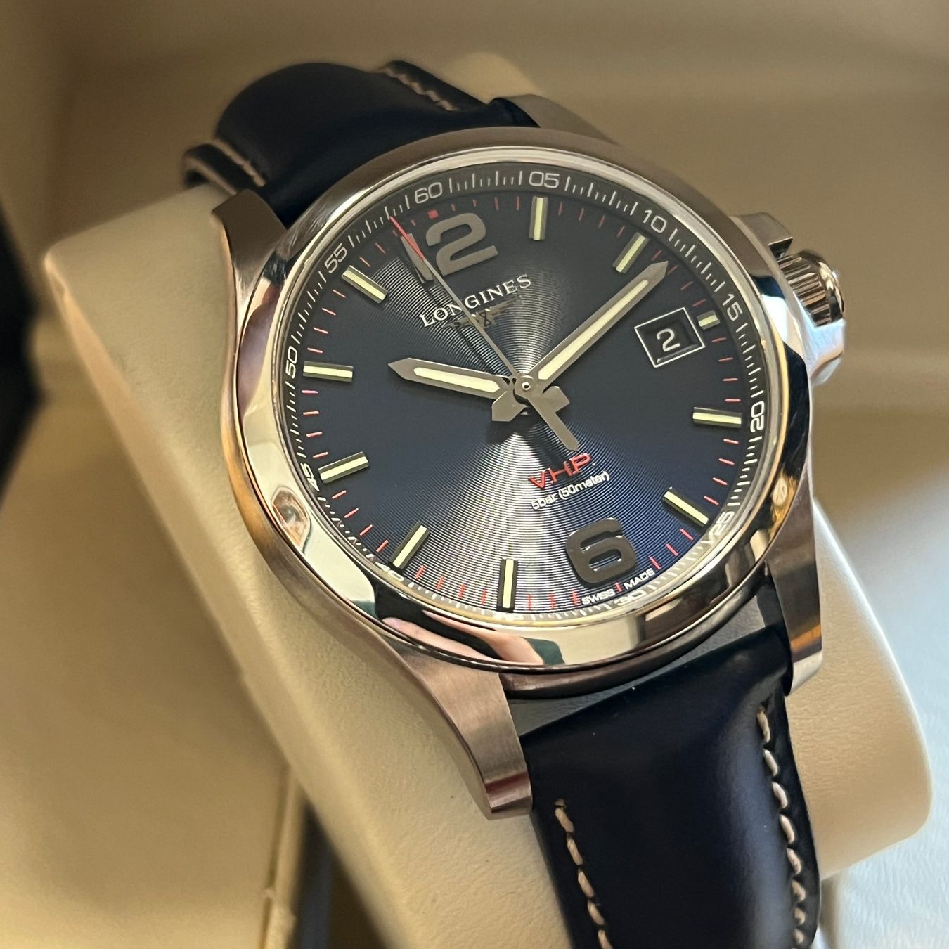 Longines Orologi: Longines Full Set Conquest V.H.P. Full Set L3.716.4 – Usato da Carouge GE venduto da Watchaser 7