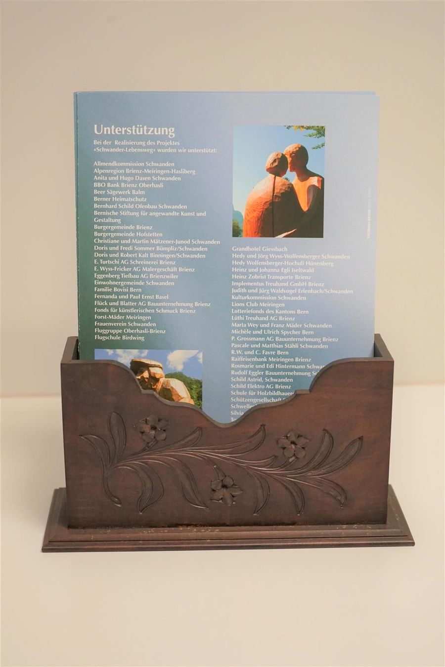 Articles en bois: Briefablage, Brienzer Schnitzerei – D'occasion à Brienz BE par P.Edelweiss 2