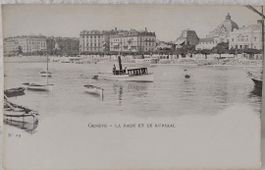 GENÈVE  -  La Rade & Le Kursaal - Bateau Vapeur