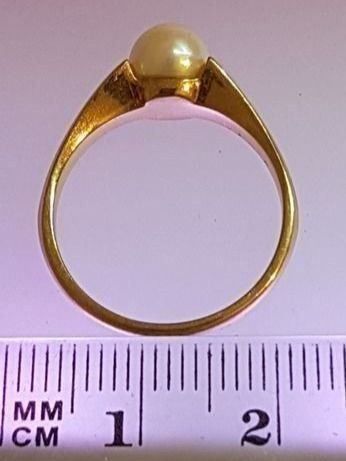 Anelli: 750 Goldring mit edler Zucht - Perle – Nuovo (secondo la descrizione) da Unterägeri venduto da Altgoldschmuck 9