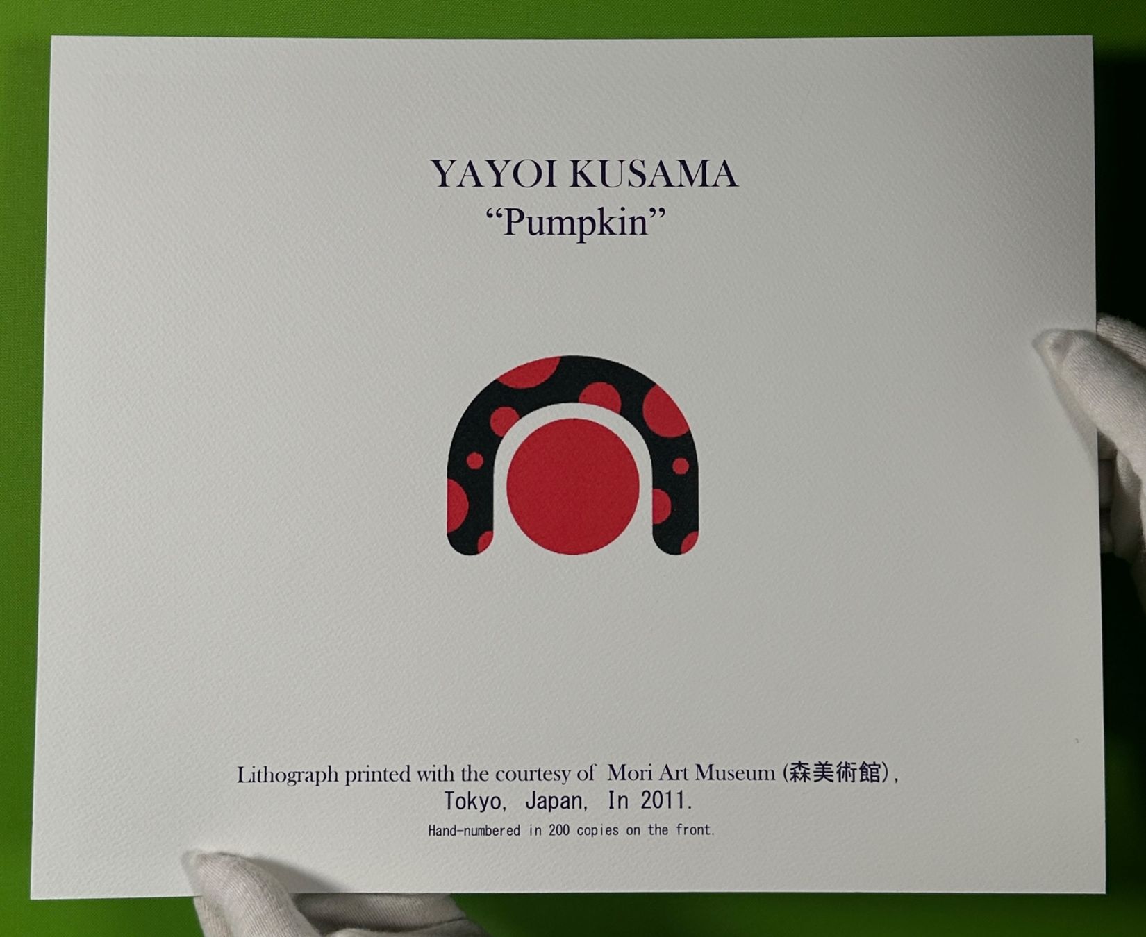 Grafica & Litografie: Yayoi Kusama Pumpkin Lithografie – Usato da Horgen venduto da eli_9xdn 5