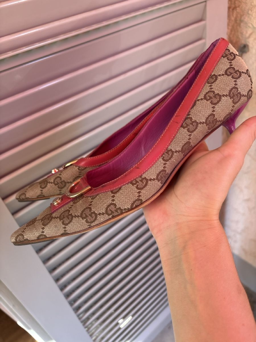 Gucci Chaussures femmes: Gucci Canvas Pumps Y2K – D'occasion à Bern par LoveVintageY2K 1