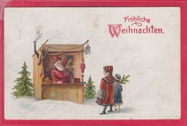 PRÄGEKARTE, FRÖHLICHE WEIHNACHTEN, 23.12.1913