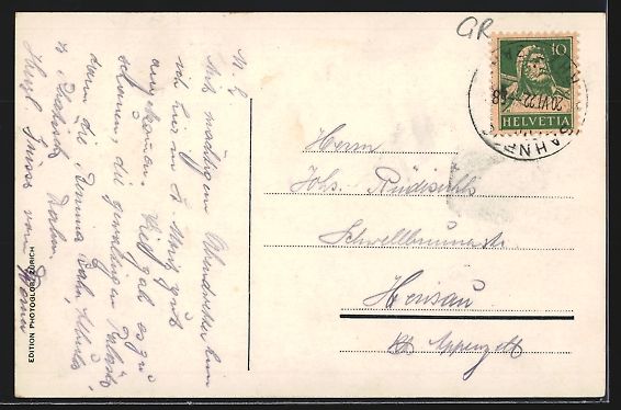 Cartes postales: AK St. Moritz-Dorf, Ortstotale, 1922 – D'occasion à Berlin par bartko-reher 1
