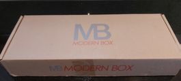 2 Stk. Schubladensystem Modern Box L-450mm Weiss/Grau