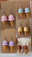 Glace Cornet Ohrringe Süss Sommer Style Boho Versch. Farben