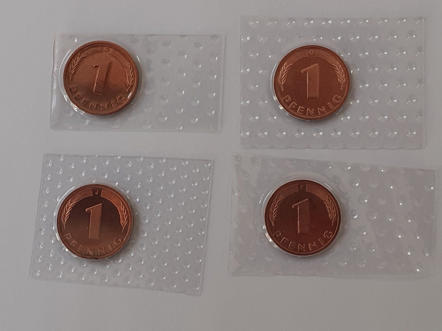 Tutti le monete: 4x 1 Pfennig 1981 Stgl – Nuovo (secondo la descrizione) da Pravidondaz venduto da LVtik