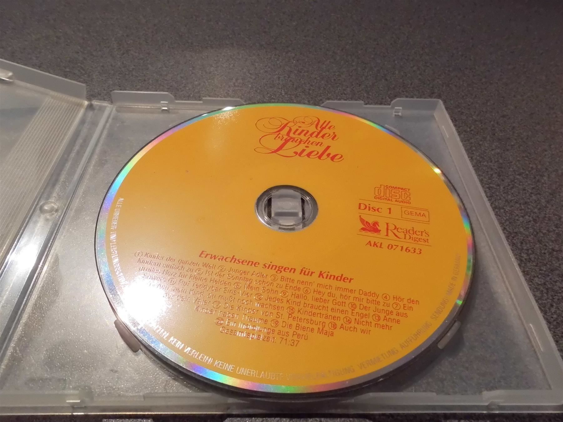 CD: CD Alle Kinder brauchen Liebe, Erwachsen – Usato da Zürich venduto da abraxas1291