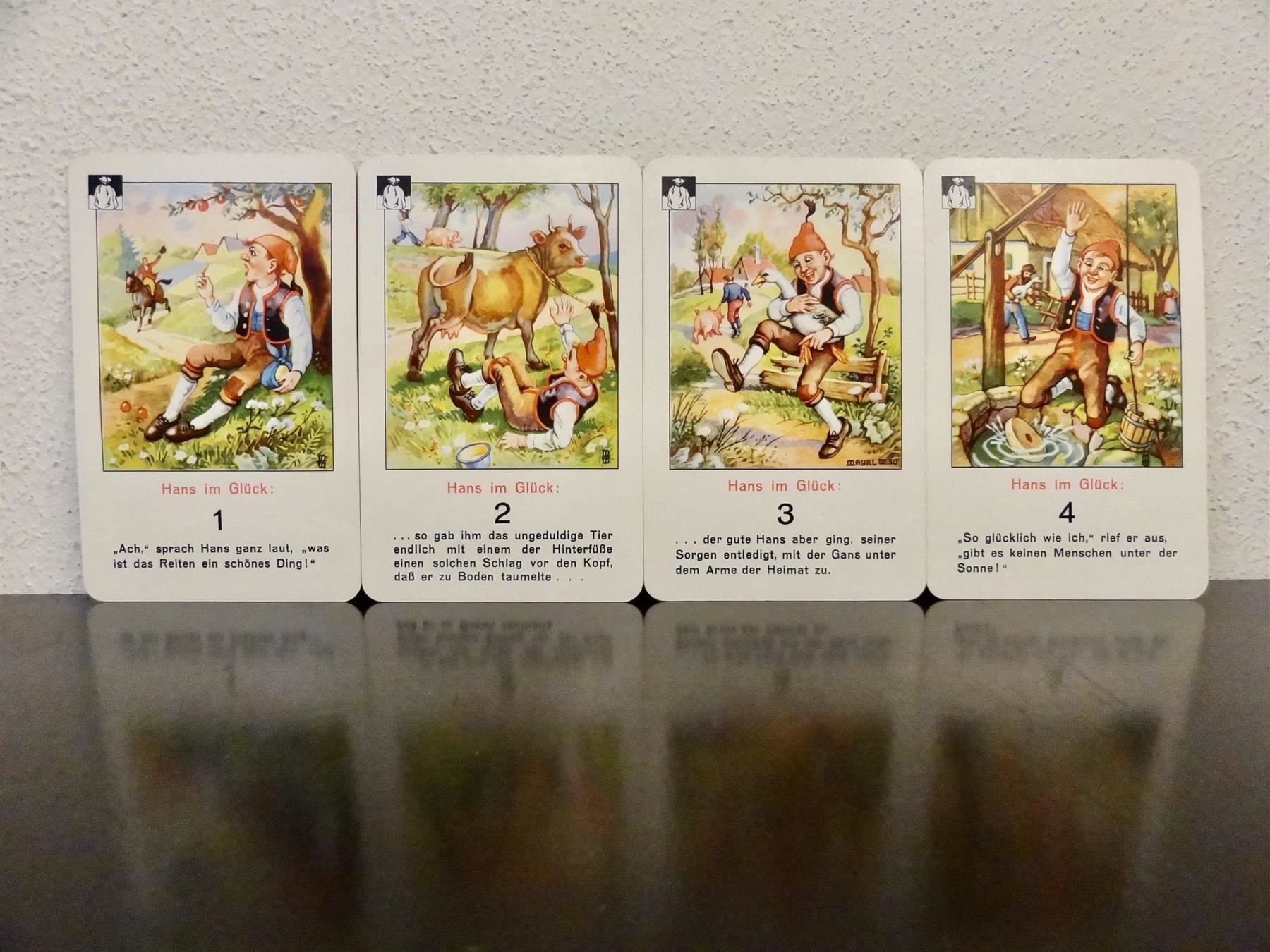 Giochi: schönes altes Quartett MÄRCHEN – Usato da Kerzers venduto da wisaundso 8