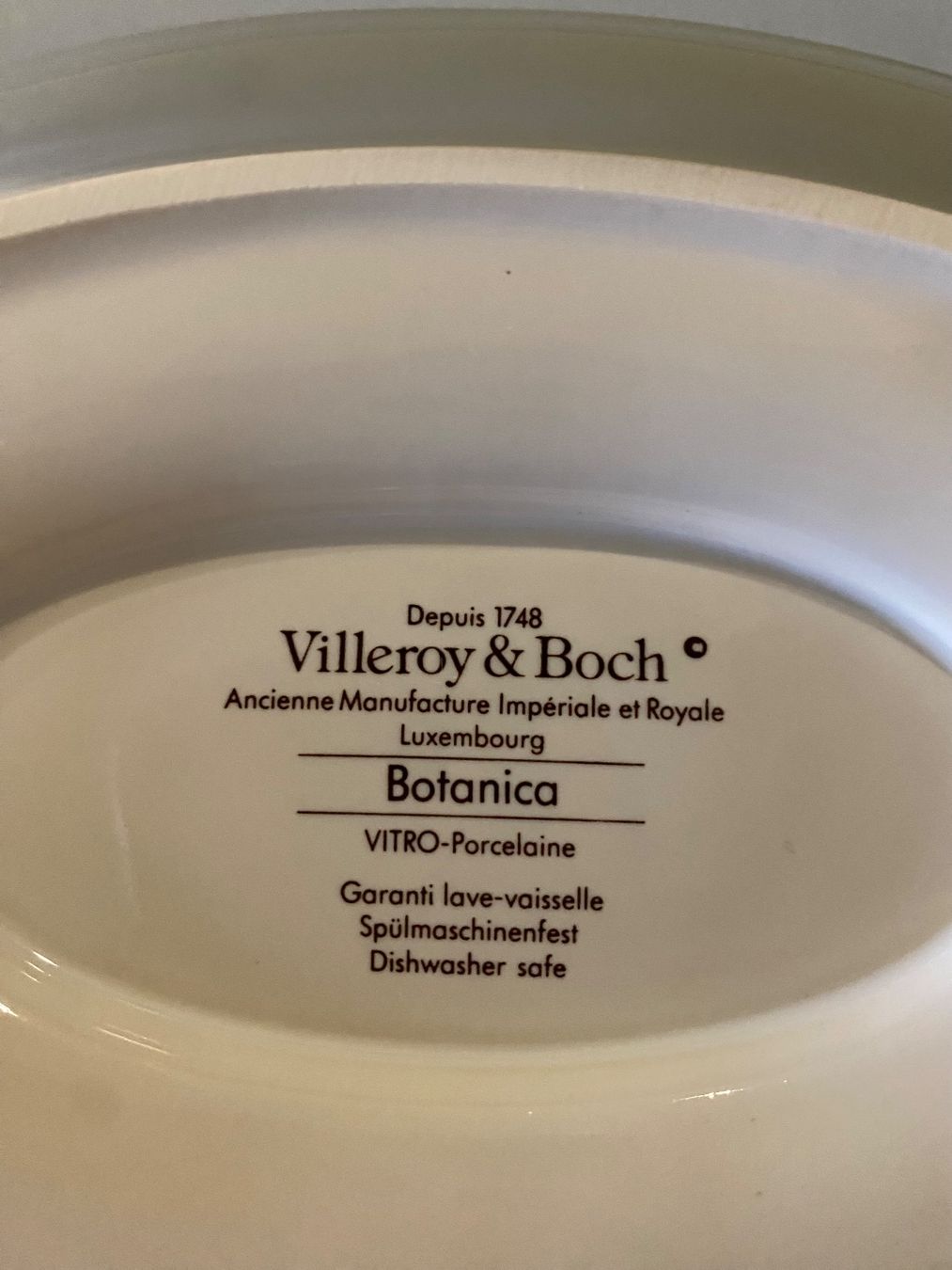 Villeroy & Boch Set di piatti: Sausiere Villory Boch Botanica – Usato da Russikon venduto da Honolulu-2019 3