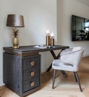 Richmond Interiors | Desk Hunter black rustic 🖤