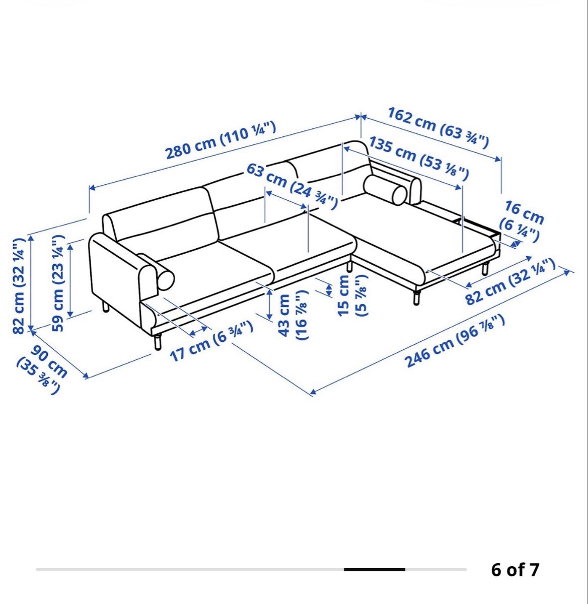 Ikea Divani: IKEA Längaryd Sofa Grey – Nuovo (secondo la descrizione) da Adliswil venduto da han_2zjd 5