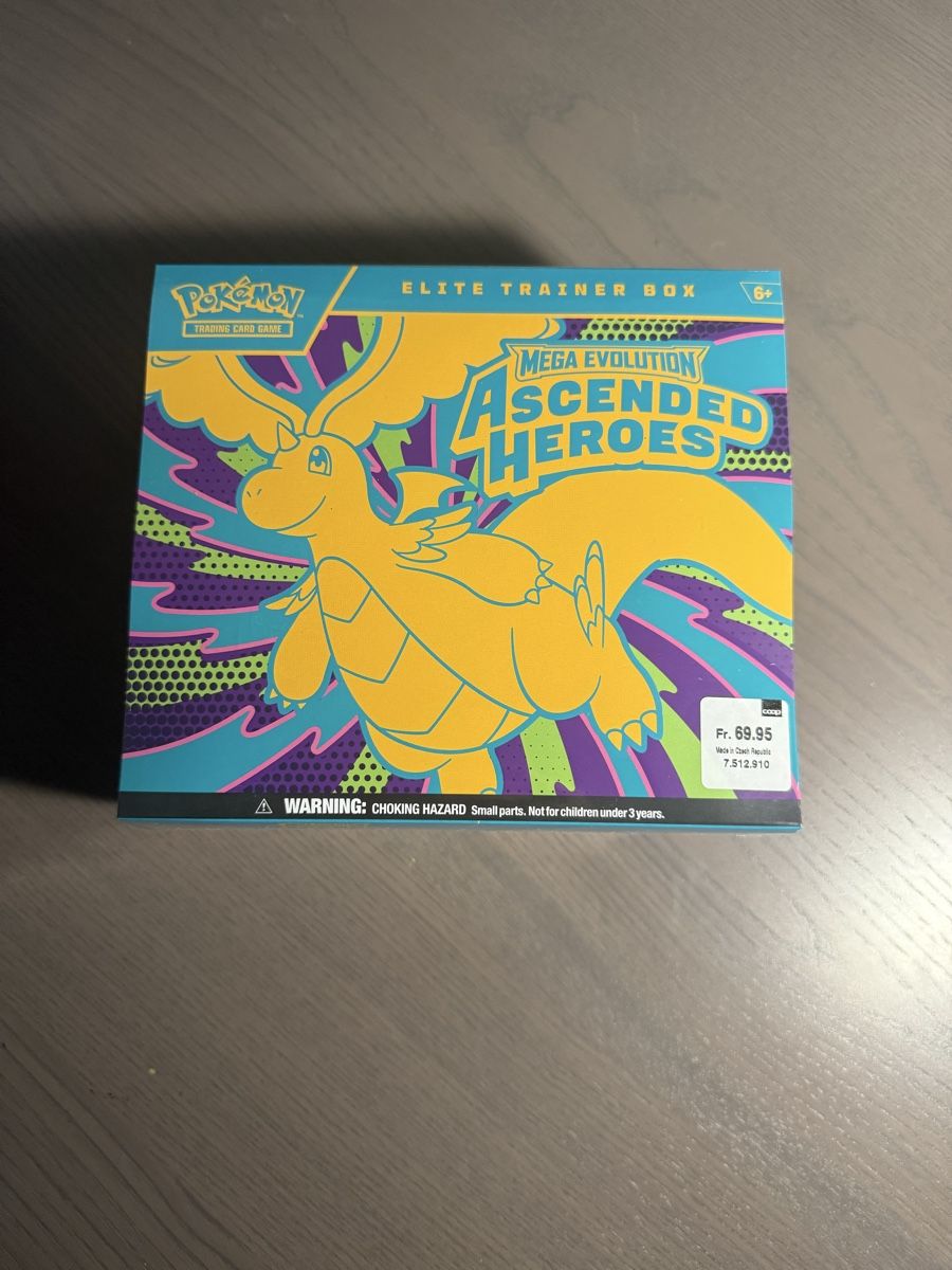 Pokémon Carte collezionabili: Ascended Heroes Elite Trainer Box ETB ENG – Nuovo e nell'imballaggio originale da Thônex venduto da retrolovech