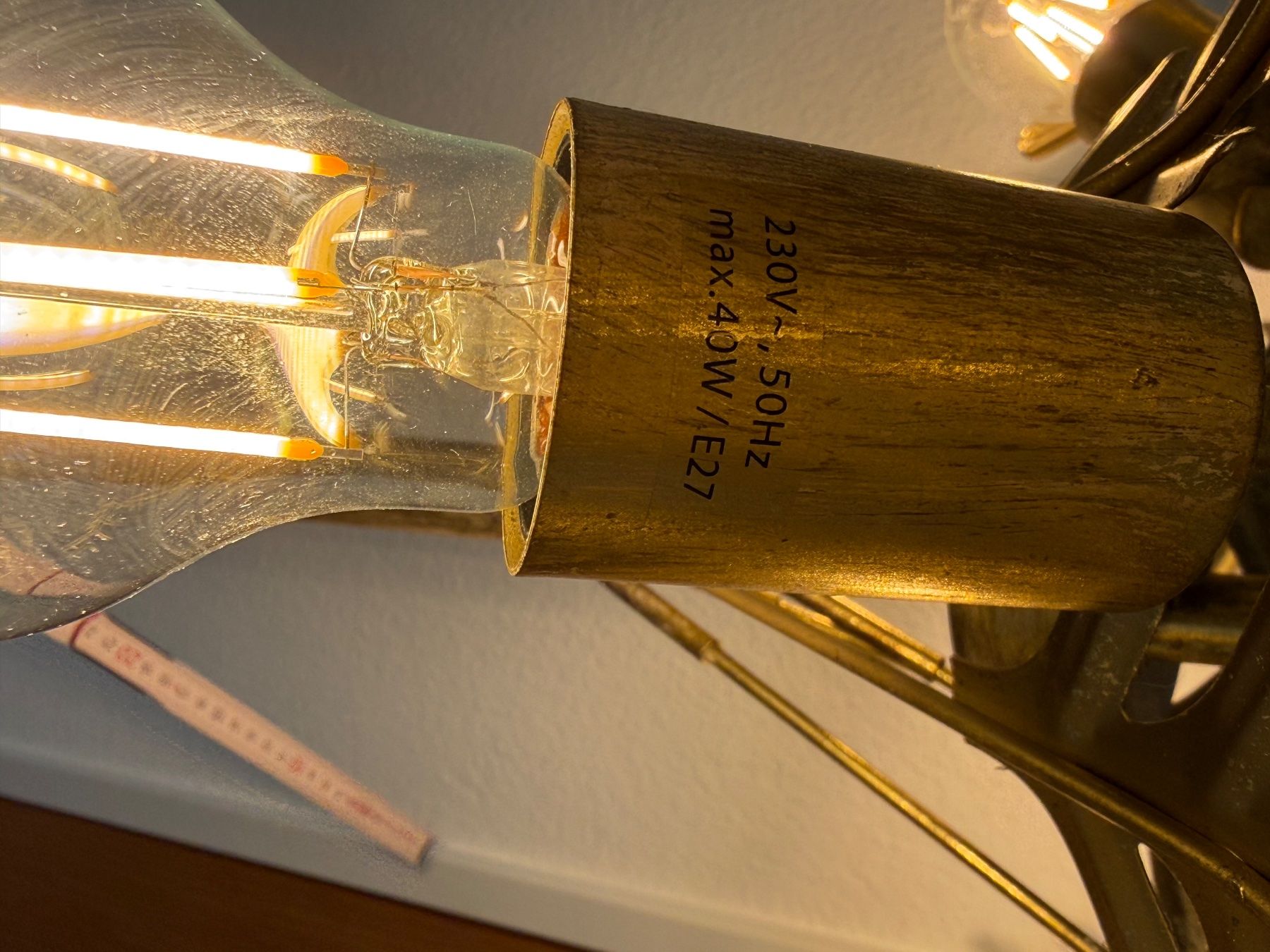 Lampen: Exotische Stehlampe in Gold - Bring Sommer ins Haus!🌴 – Neu (gemäss Beschreibung) aus Füllinsdorf von Marlon.Henseler 6