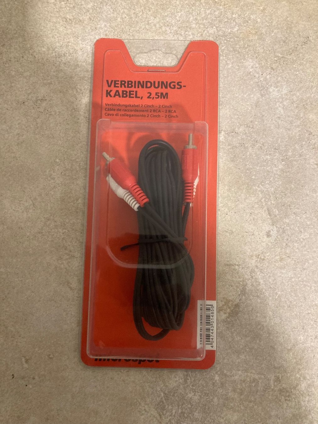 Microspot Cavi: Cinch Verbindungskabel 2,5m – Nuovo (secondo la descrizione) da Dottikon venduto da Omiros87