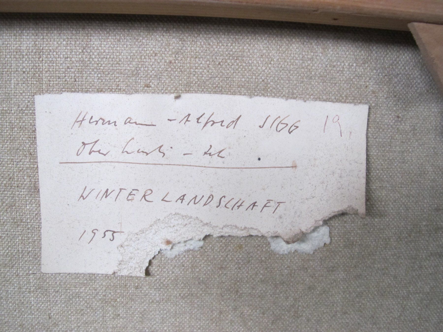Gemälde: Hermann Alfred Sigg Oel auf Leinwand – Gebraucht aus Wädenswil von Turusukko 3