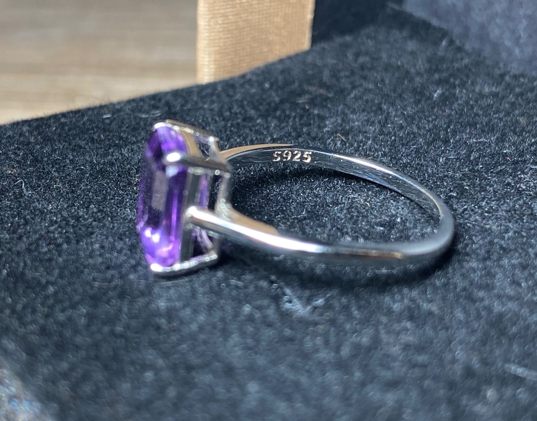 Ringe: Amethyst Ring Silber 925 vergoldet 💎✨ – Neu und originalverpackt aus Laax GR von Kiki-Kingdom2 7
