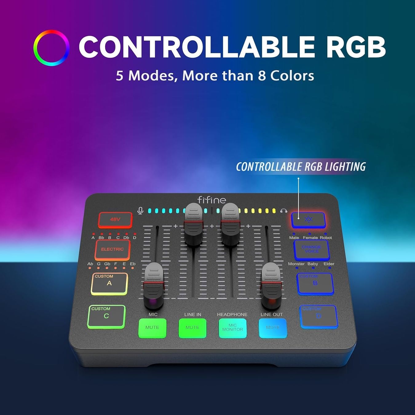 Console di mixaggio: Gaming Audio Mixer für PC – Nuovo e nell'imballaggio originale da Geneve venduto da Titi2008 5