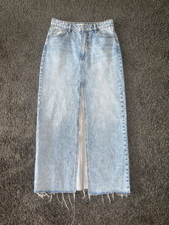Jeansrock Stradivarius Grösse 38 light blue Used