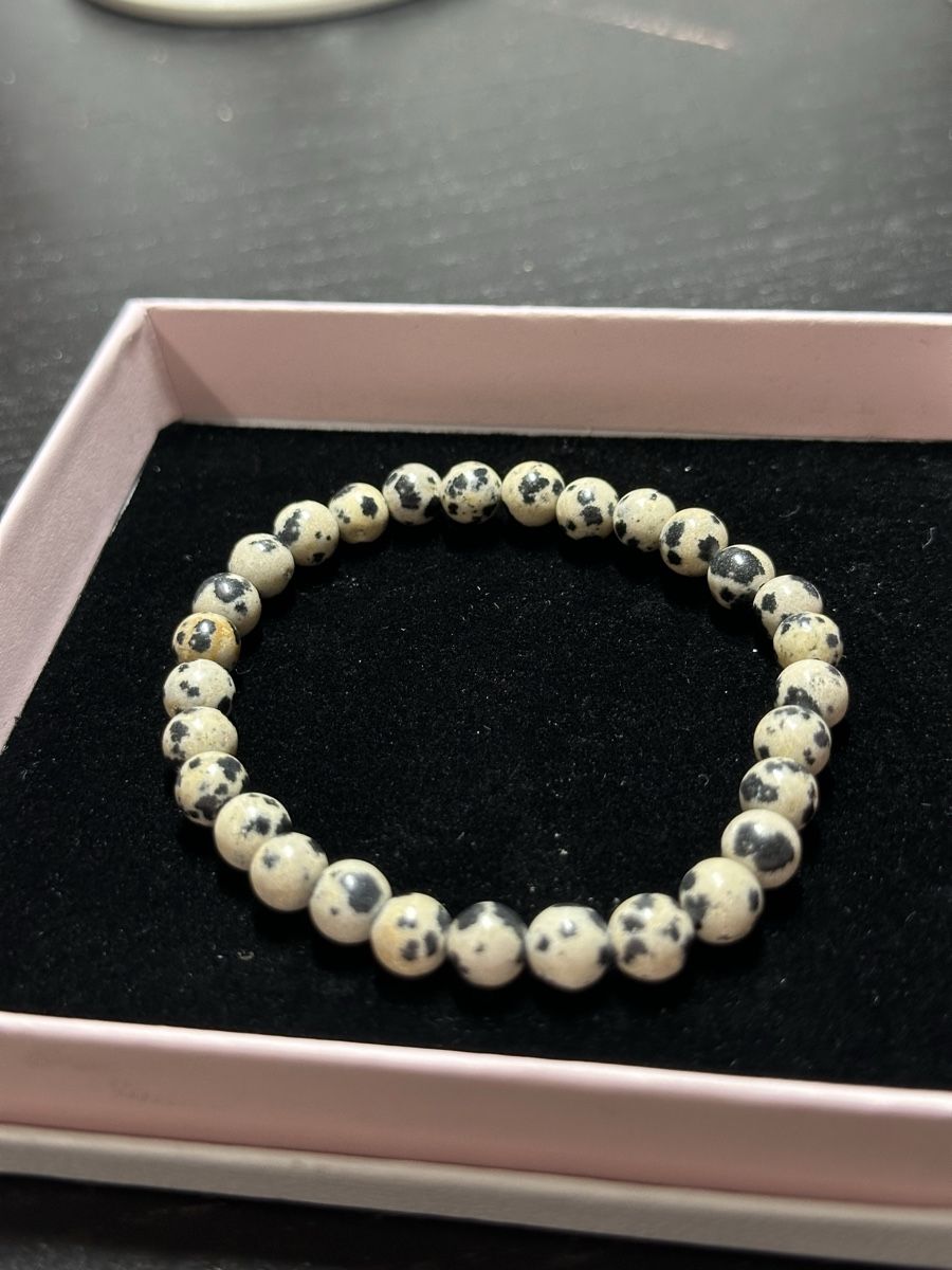 Bracciali & Braccialetti: Dalmatiner Jaspis Armband – Nuovo (secondo la descrizione) da Altishofen venduto da samira.saskja 1