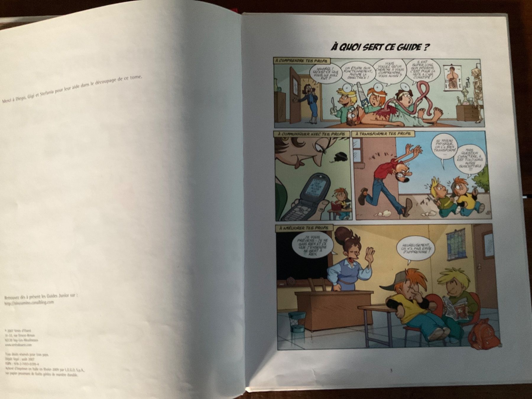 Fumetti: BD Le guide junior pour bien éduquer tes profs – Usato da Avenches venduto da Lactobacille 1