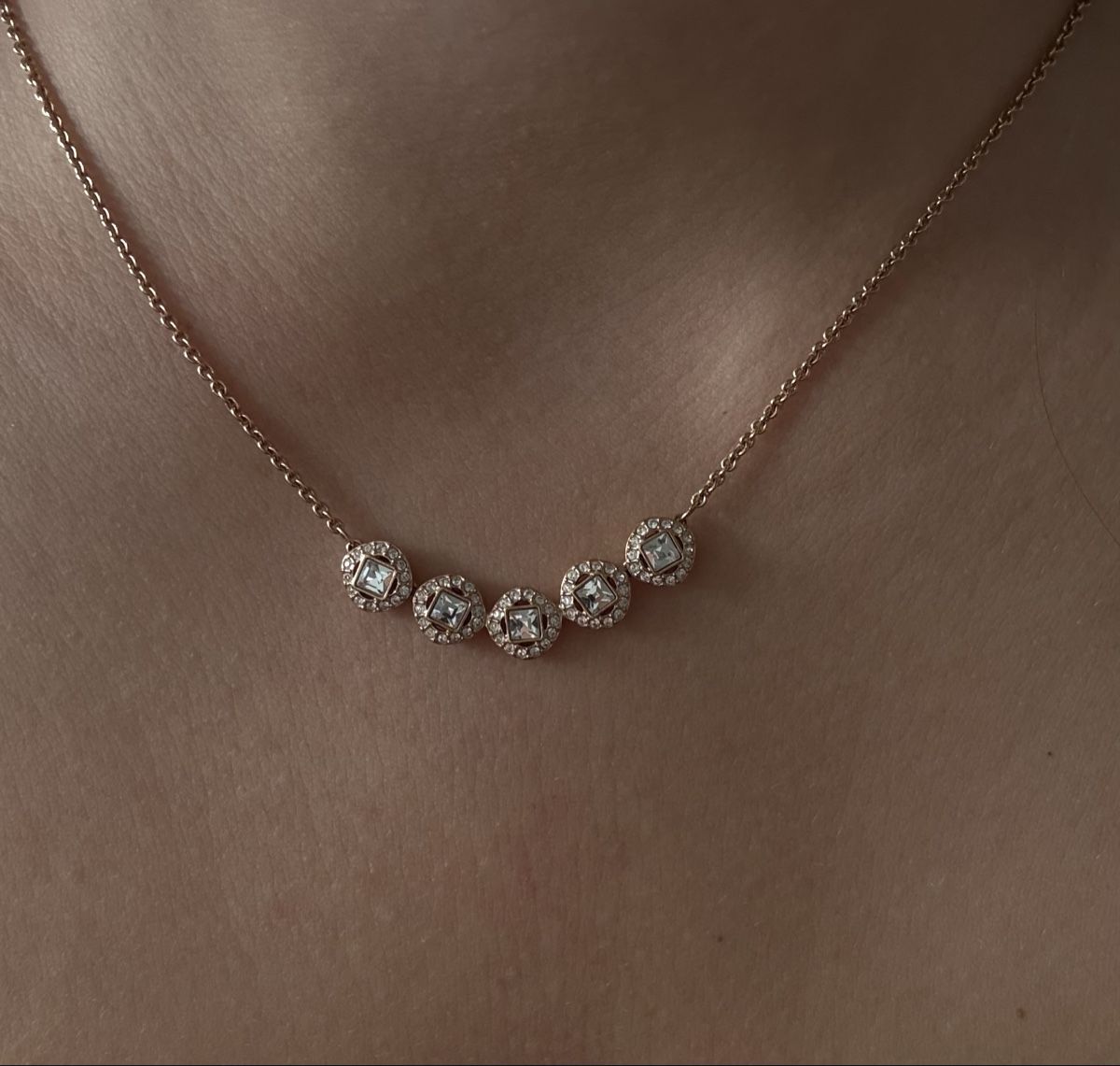 Swarovski Catenine: Swarovski Halskette rosegold – Nuovo (secondo la descrizione) da Luzern venduto da ale_v5qn 3
