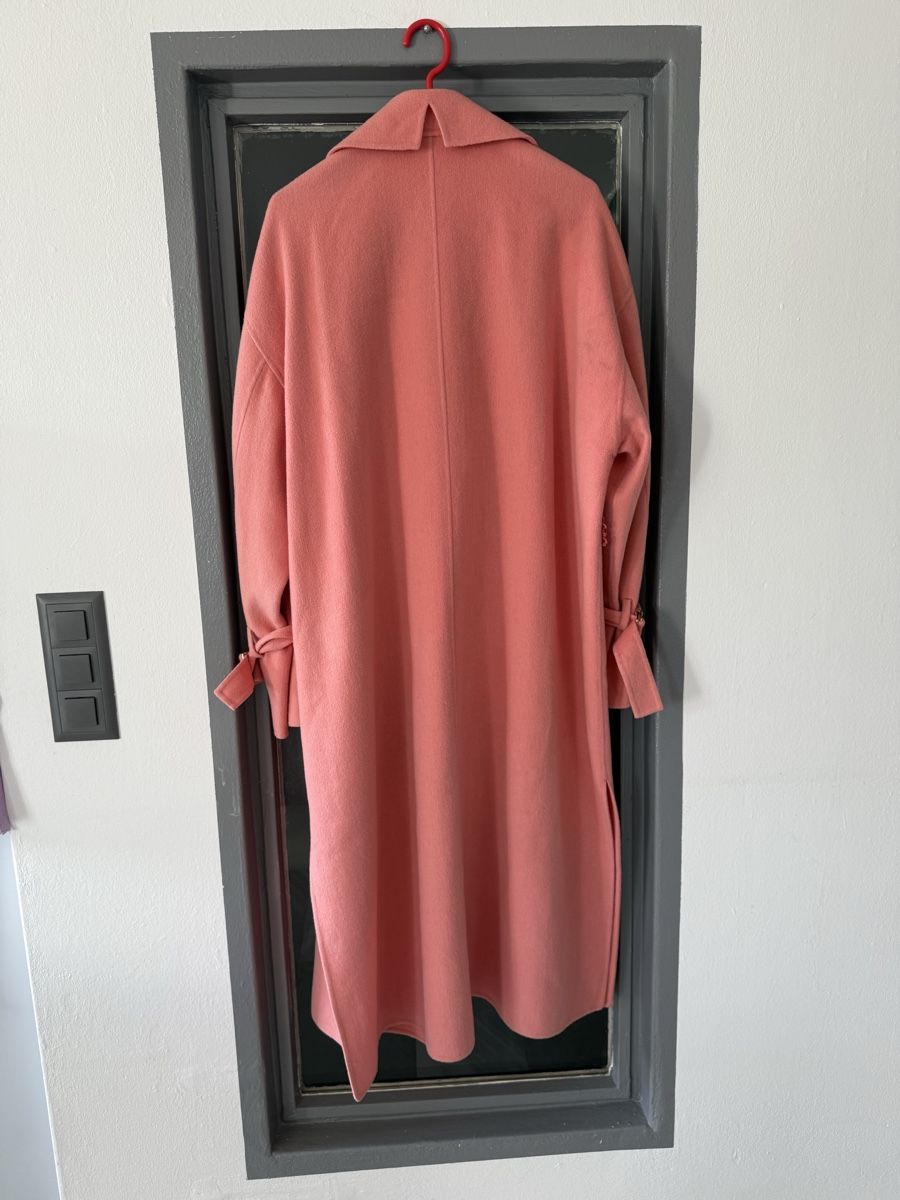 Marc Cain Cappotti: Marc Cain Mantel Wolle Seide Rosé Gr. 3 – Usato da Herrliberg venduto da Joy_Strehler 1